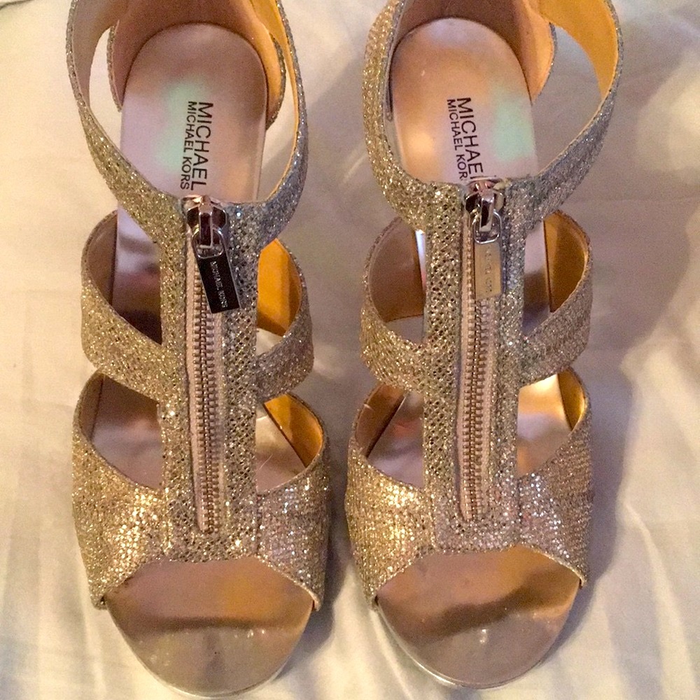Michael Kors shimmer heels
